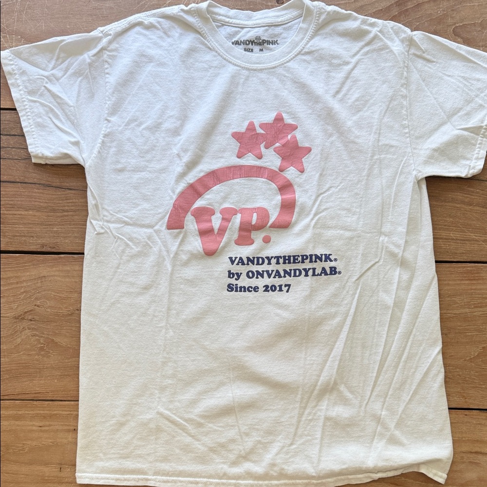 VANDY THE PINK RARE T-Shirt with Pink Graphic 2017 sz medium